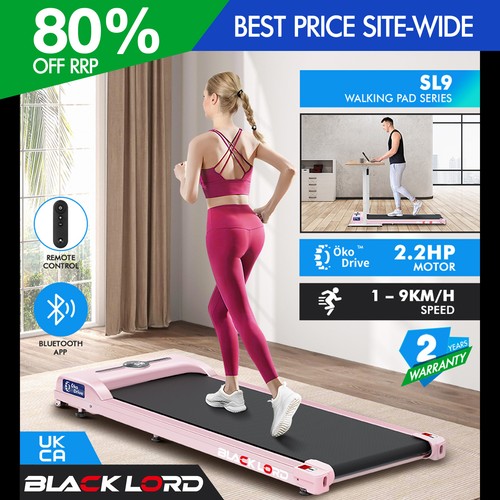 Black lord treadmill - black, 9km/h