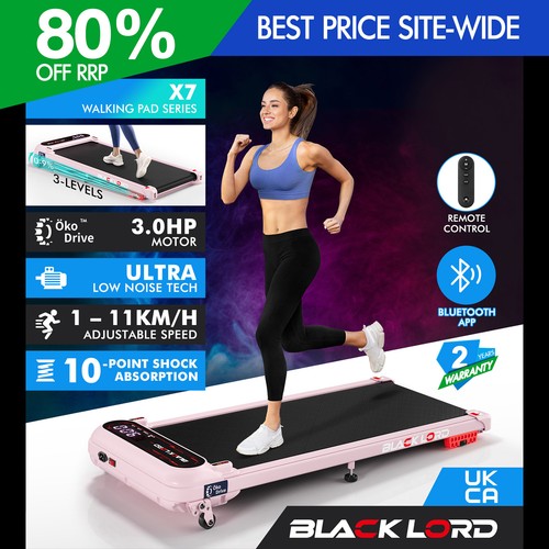 Black lord 1 treadmill - black,