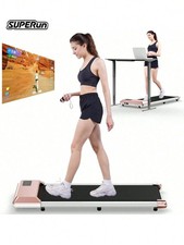 2-in-1 Pink Under Desk