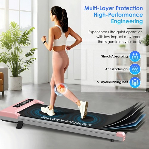 Walking pad with incline under - pad,